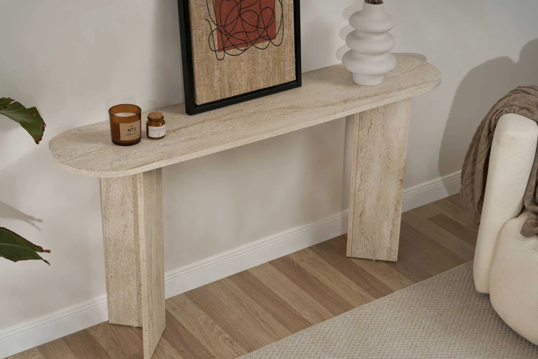 Sira Sideboard | 100 % MELAMIN | Travertin