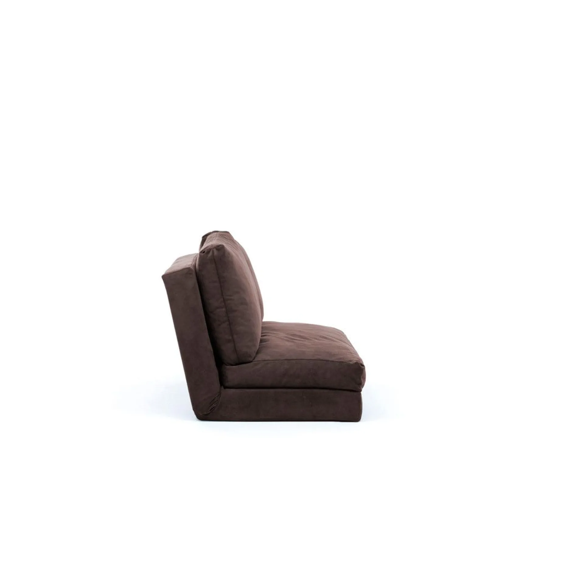 2-Sitzer Sofa-Bett | Komfort und Stil mit Metallrahmen | Braun