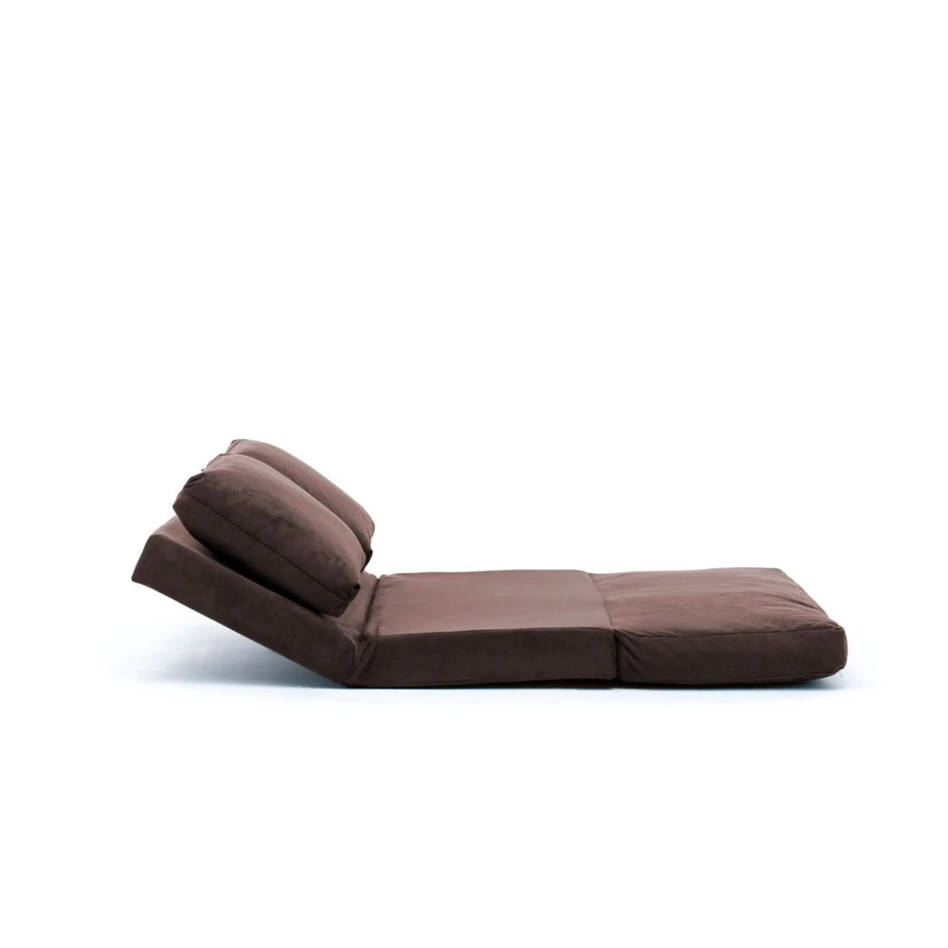 2-Sitzer Sofa-Bett | Komfort und Stil mit Metallrahmen | Braun