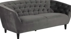 3-Sitzer Sofa Isiah 191cm - dunkelgrau