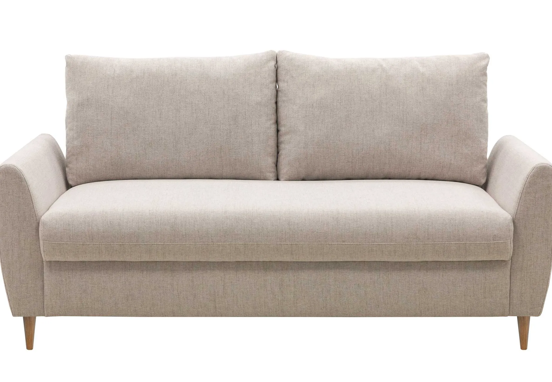 3-Sitzer Sofa Lino - 180x78x92cm - beige Stoff