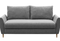 3-Sitzer Sofa Lino - 180x78x92cm - grauer Stoff