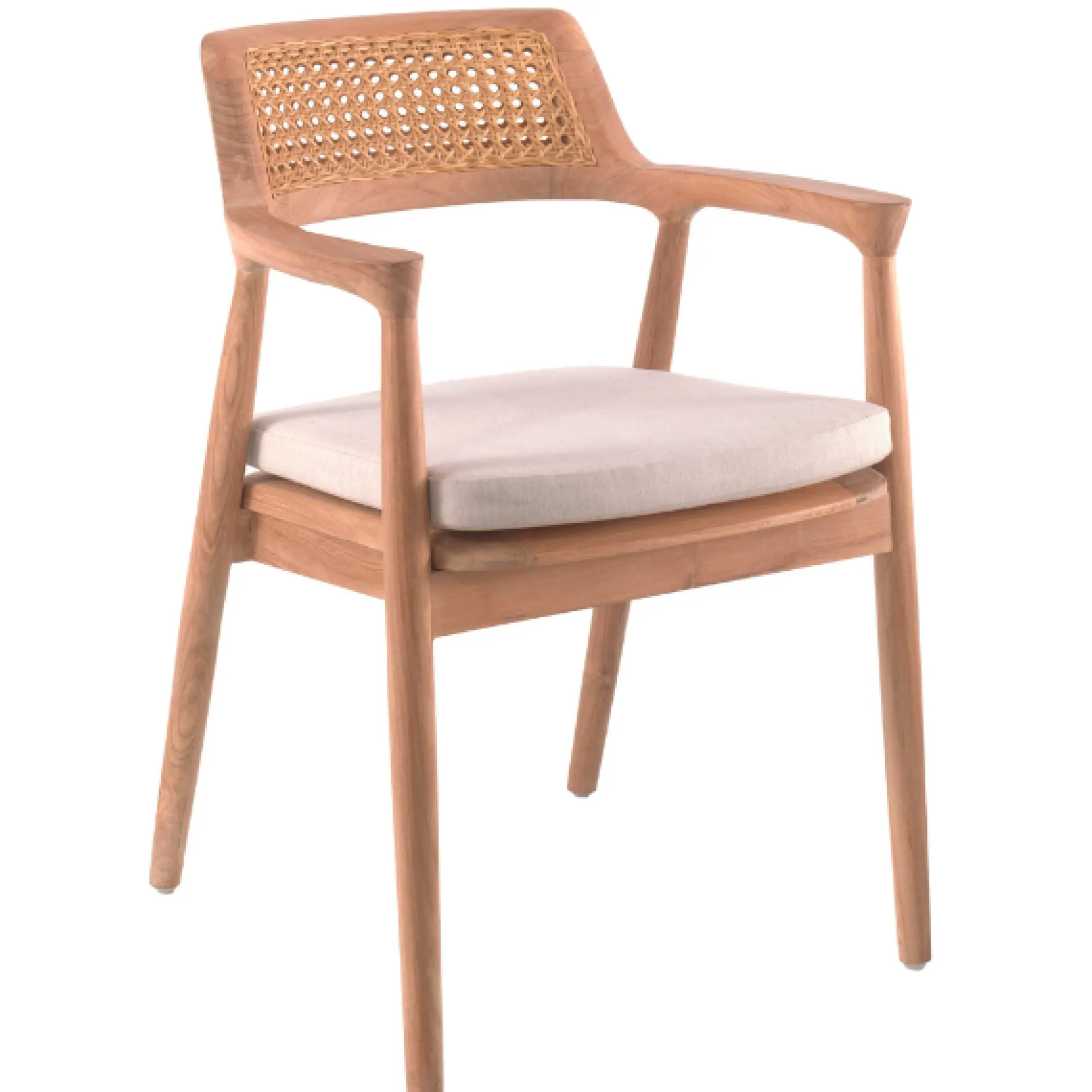 Sitzkissen Lombok gescova - Sunbrella Stoff - 55x60x4 cm - Beige