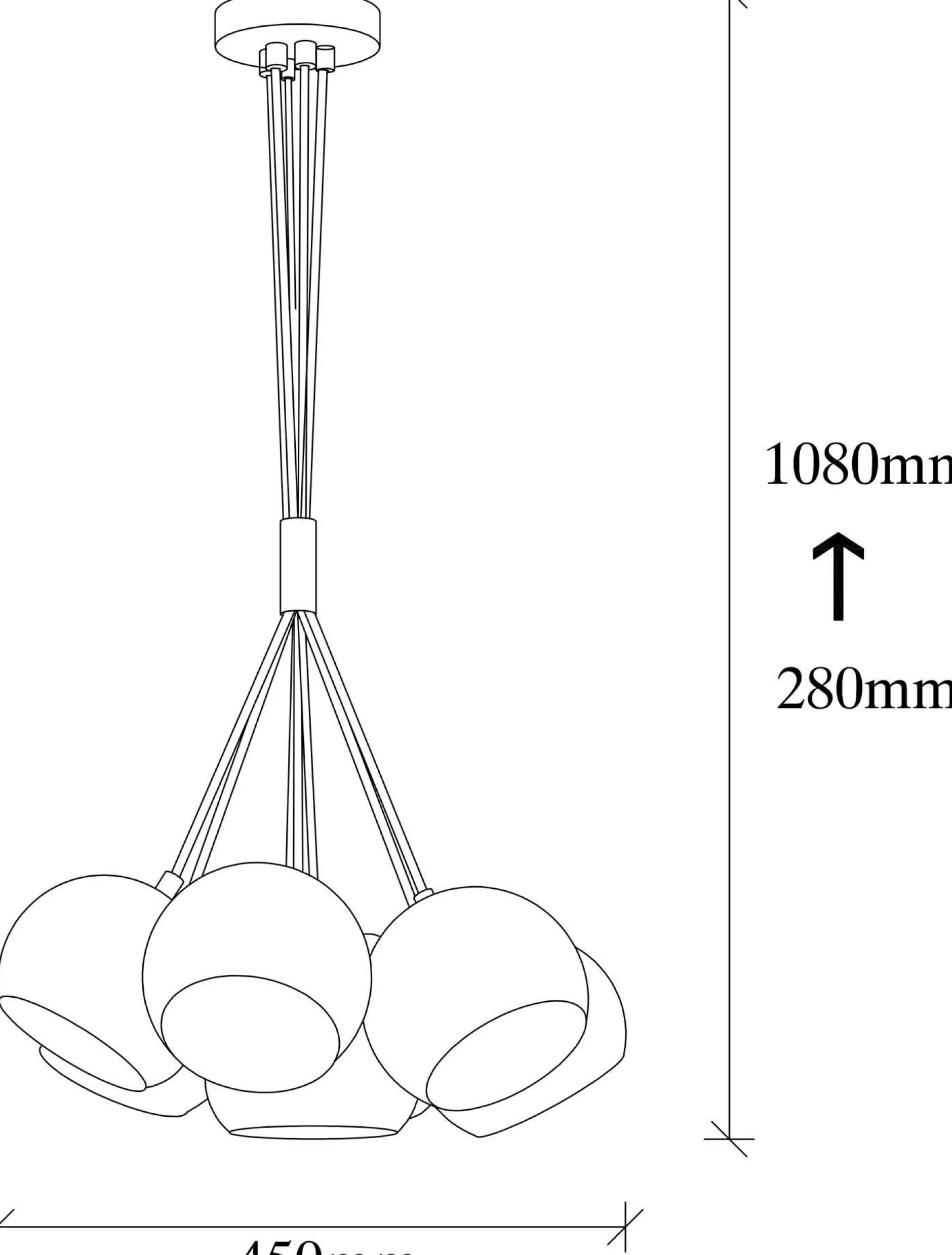 Sivani Kronleuchter | METALLGEHÄUSE | Türkis, Weiß