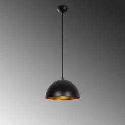 Sivani Kronleuchter | METALLGEHÄUSE | Schwarz, Gold