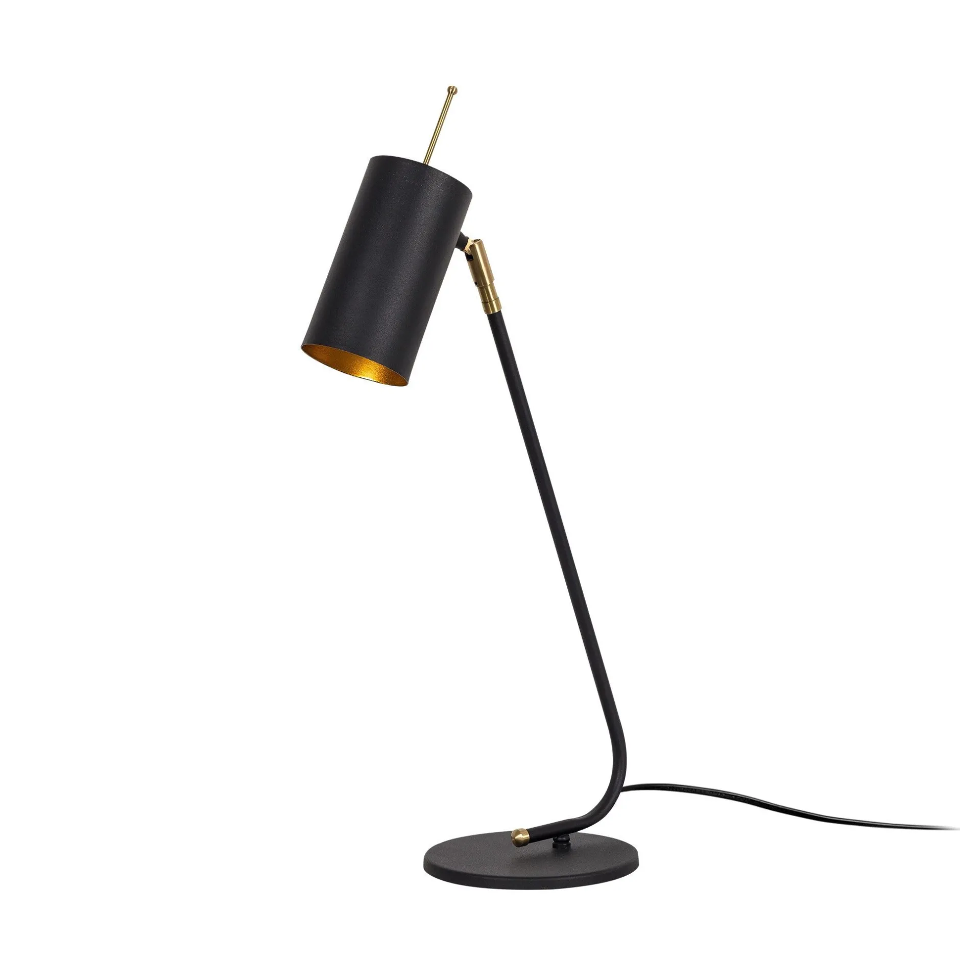 Sivani Tischlampe | IRON BODY | Schwarz, Gold