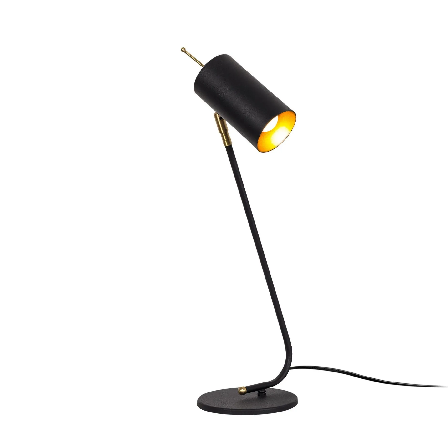 Sivani Tischlampe | IRON BODY | Schwarz, Gold