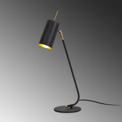 Sivani Tischlampe | IRON BODY | Schwarz, Gold