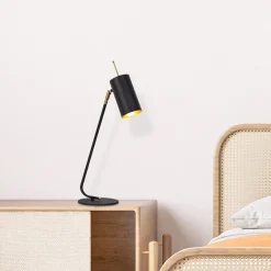 Sivani Tischlampe | IRON BODY | Schwarz, Gold