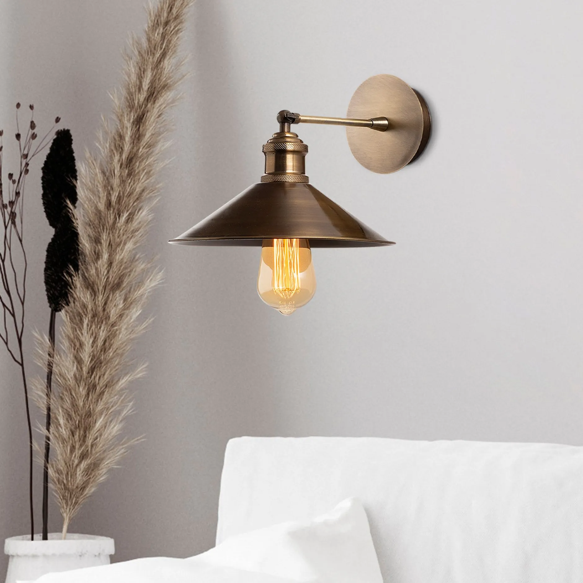 Sivani Wandleuchte | METALLGEHÄUSE | Vintage