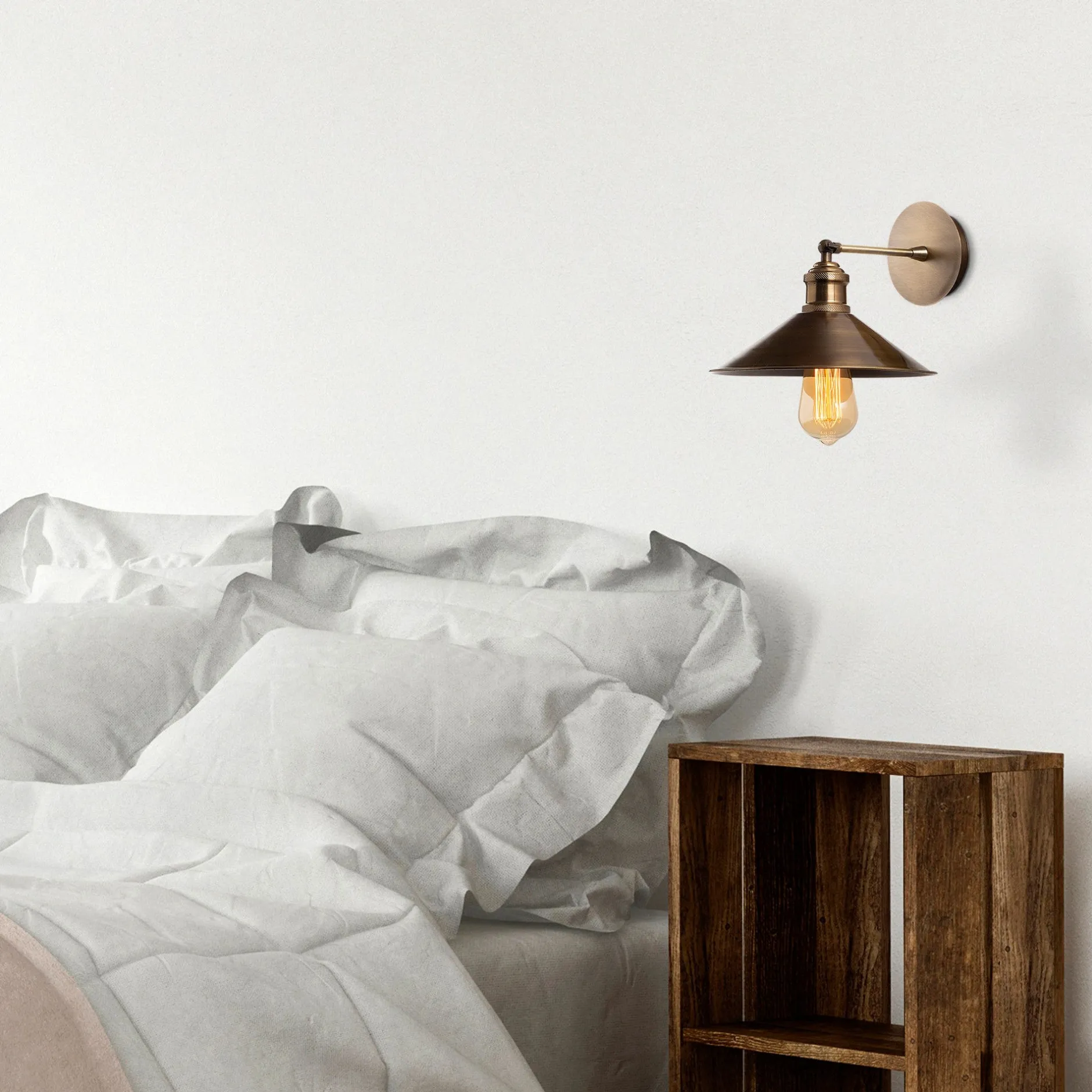 Sivani Wandleuchte | METALLGEHÄUSE | Vintage