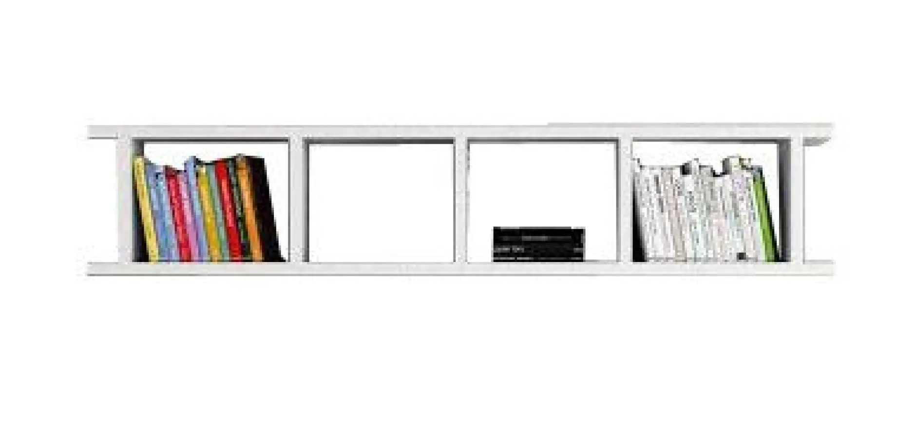 Snow Bücherregal | 100 % MELAMIN | Weiß