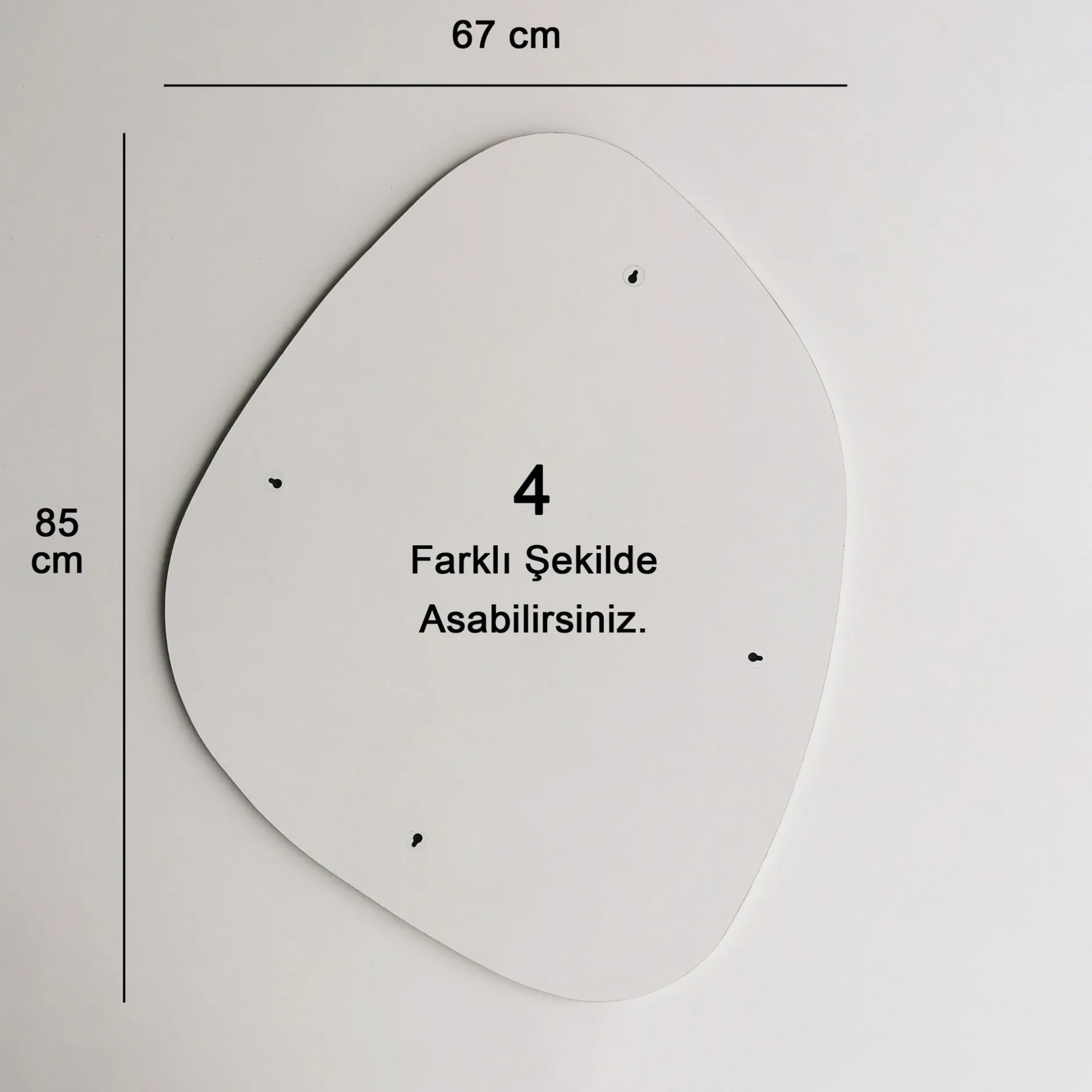 Soho Spiegel | 100 % MDF | Weiß