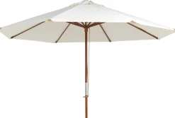 Sonnenschirm Joplin Gescova - Holzstock 48 mm - Ø 300 cm - Naturfarben