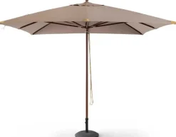 Sonnenschirm Joplin Gescova - 300x300cm - Teakholz Taupe