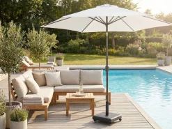 Sonnenschirm Norman 300cm Aluminium Weiß