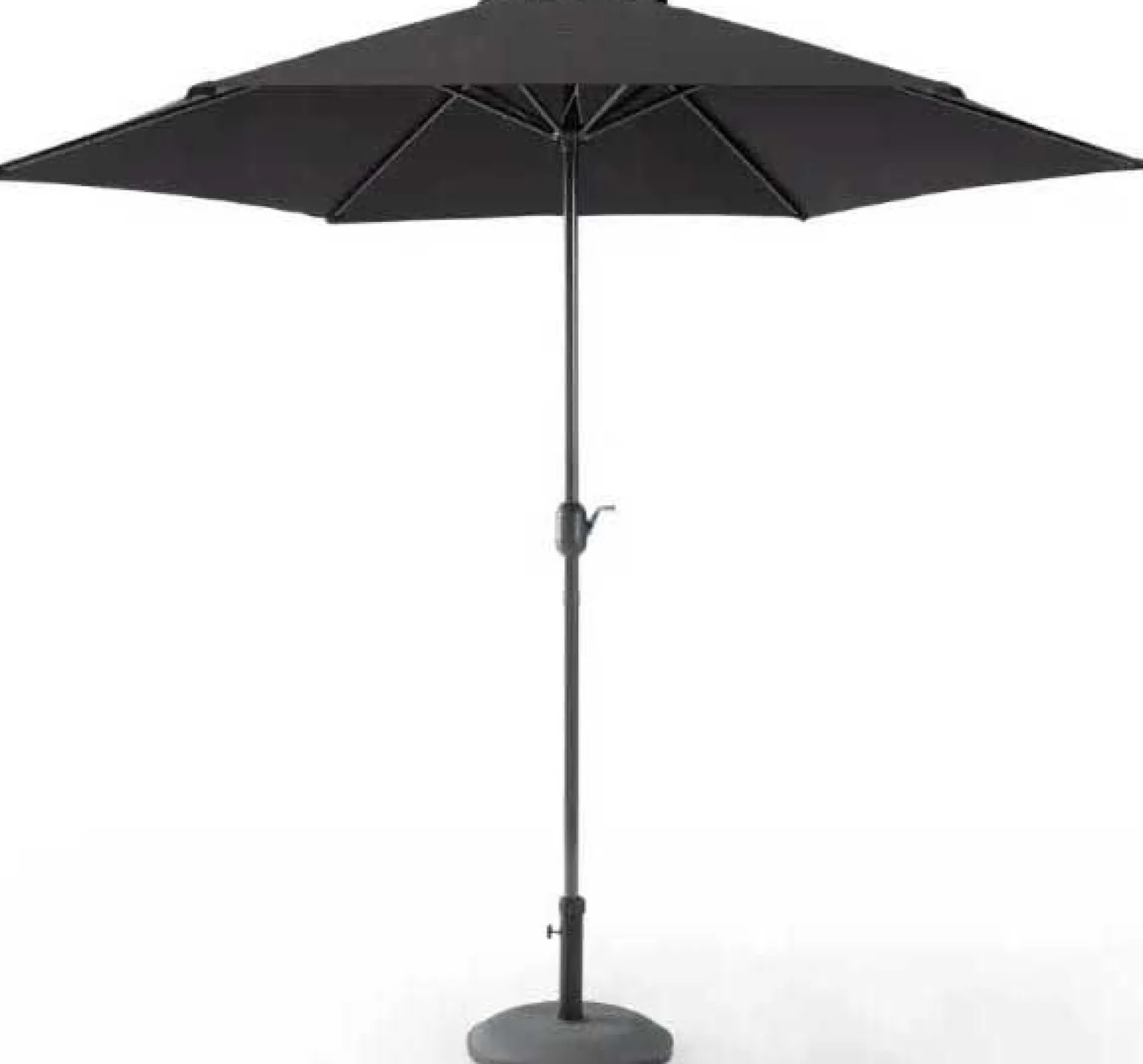 Sonnenschirm Norman Ø300cm schwarz - Aluminium - Gescova