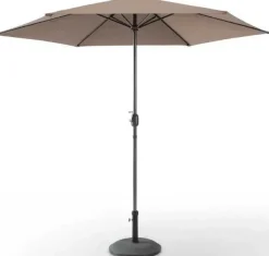 Sonnenschirm Norman Emob - Aluminium mit 300 cm Durchmesser - Taupe