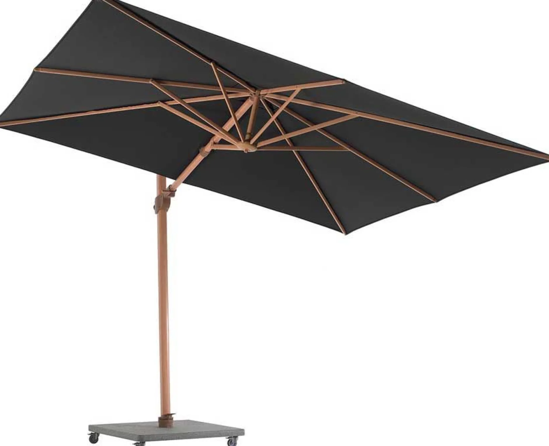 Sonnenschirm Portland Gescova - Anthrazit - 300x300 cm