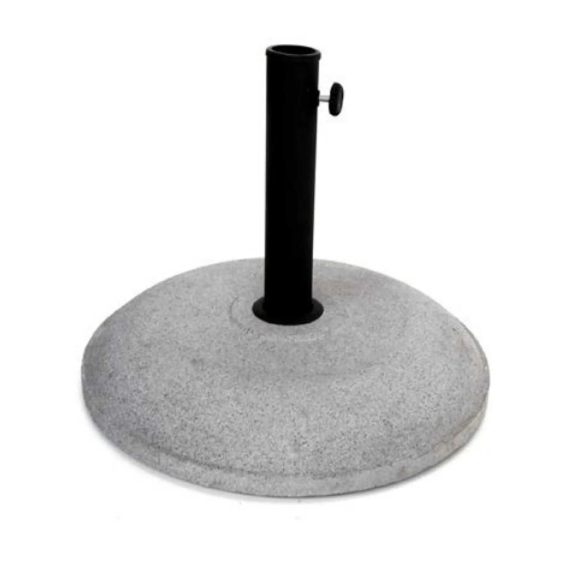 Sonnenschirmsockel rund Gescova - Beton - Ø 50 cm - Grau