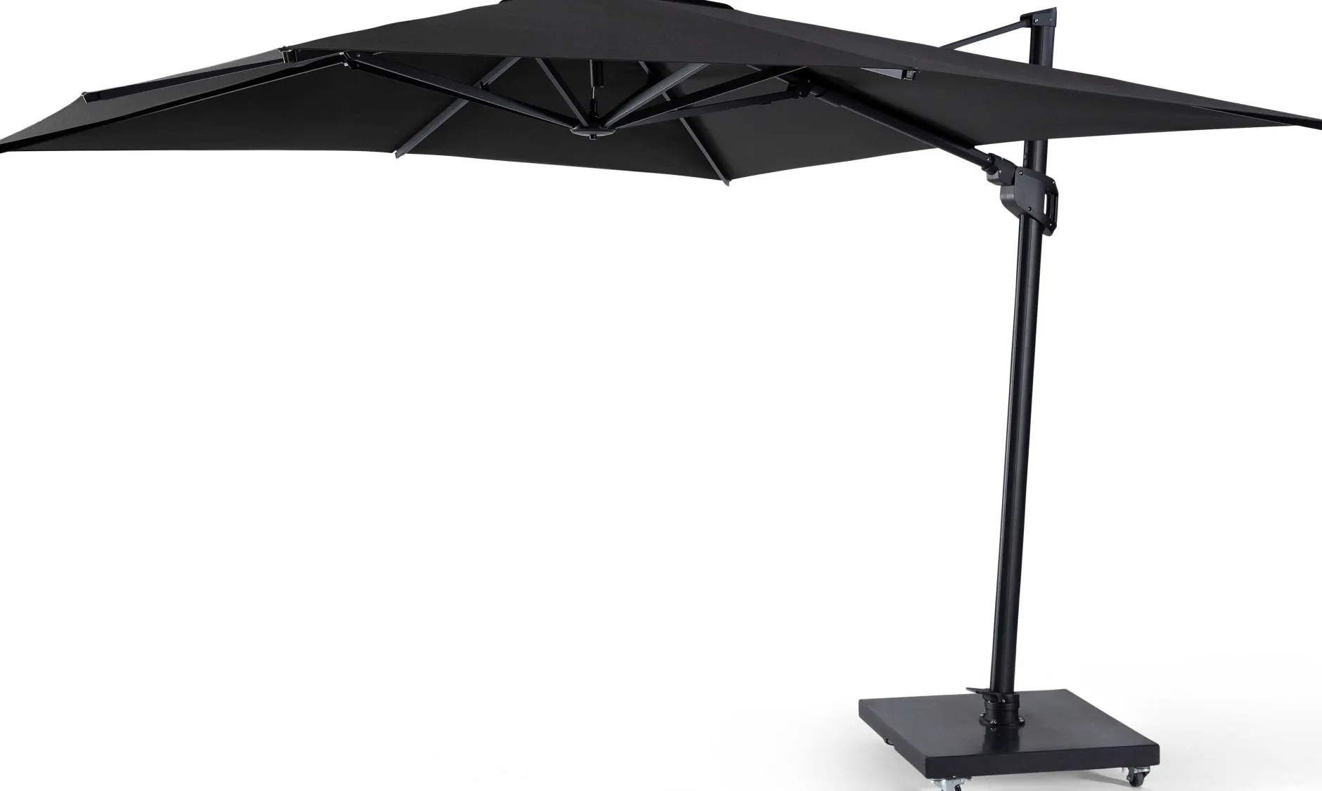 Sonnenschirm Tampa 300cm Gescova - Aluminium, Schwarz