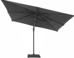 Sonnenschirm Tampa Gescova - Aluminiumgestell - 300 x 400 cm - Schwarz