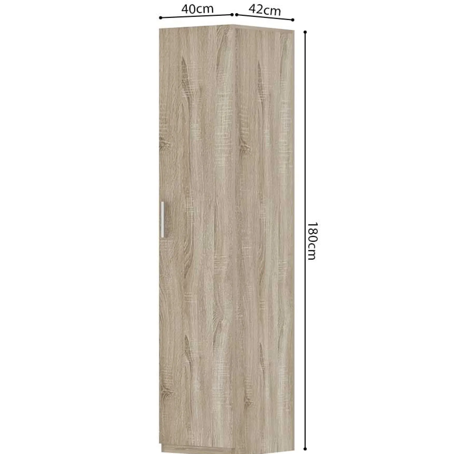 Sonoma Lagerschrank Mike | 1-türig | 180x40x42cm