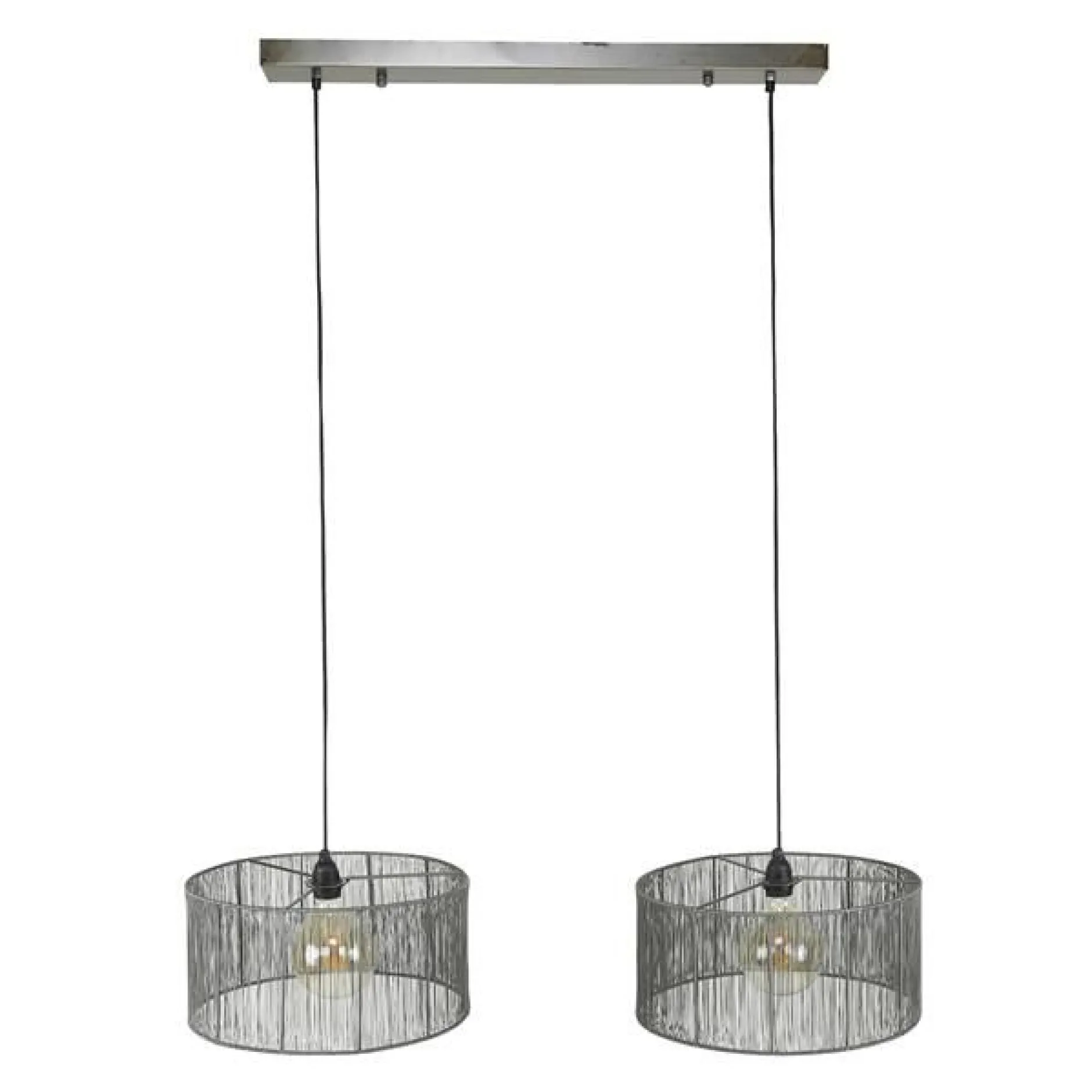 Sorina Hängelampe 120 cm-schwarz nickel