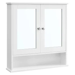 Spiegelschrank Barkley | 56,5 x 13 x 58,5 cm | Weiß