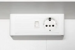 Spiegelschrank Bobbi 80cm Modell 1 3 Türen und LED-Beleuchtung - graphit