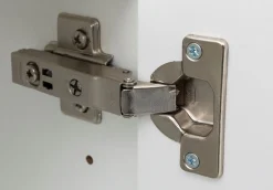 Spiegelschrank Bobbi 90cm Modell 1 3 Türen und LED-Beleuchtung - weiß