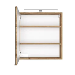 Spiegelschrank Dasa 60cm mit 1 Tür - Eiche wotan