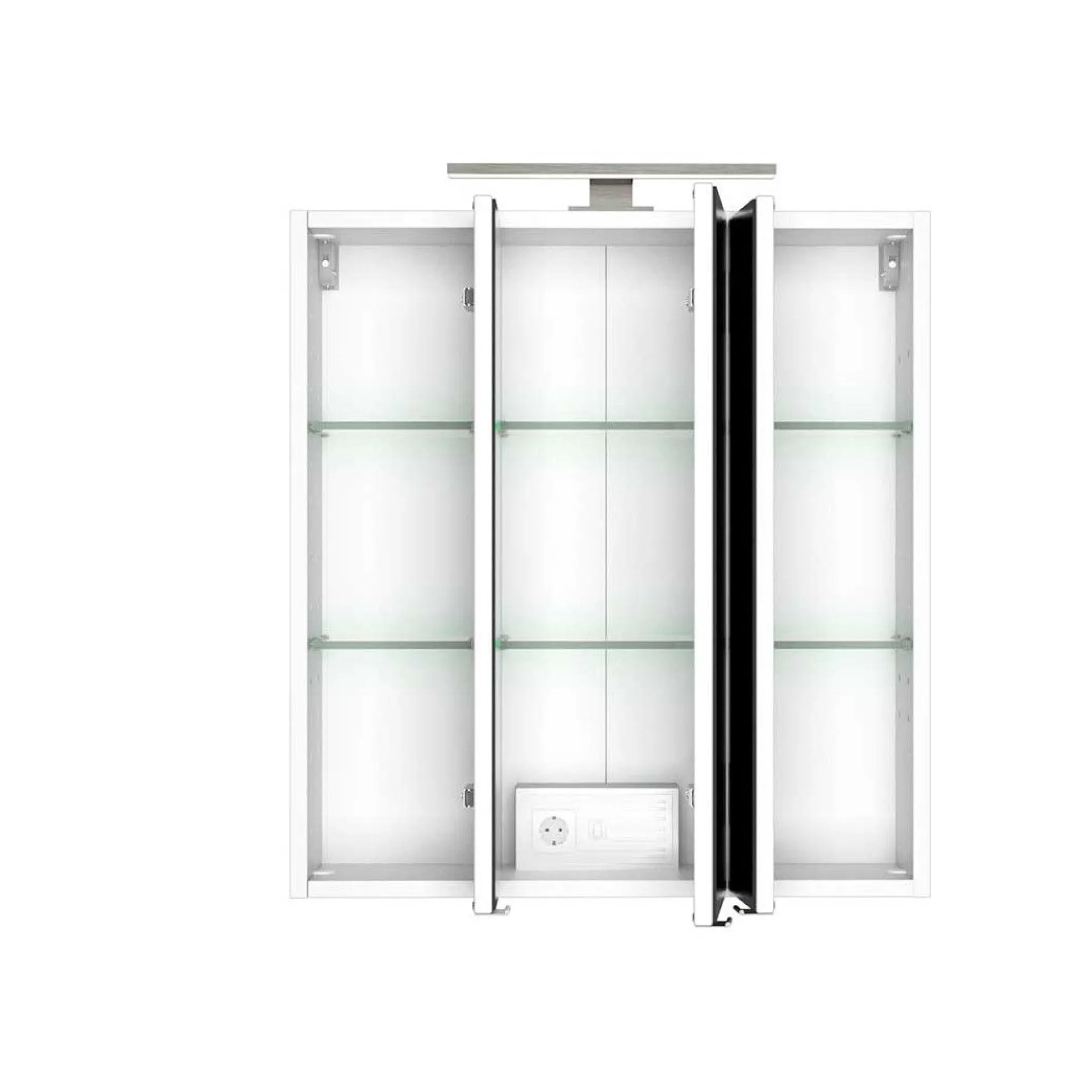 Spiegelschrank Hansen 60cm 3 Türen - weiß