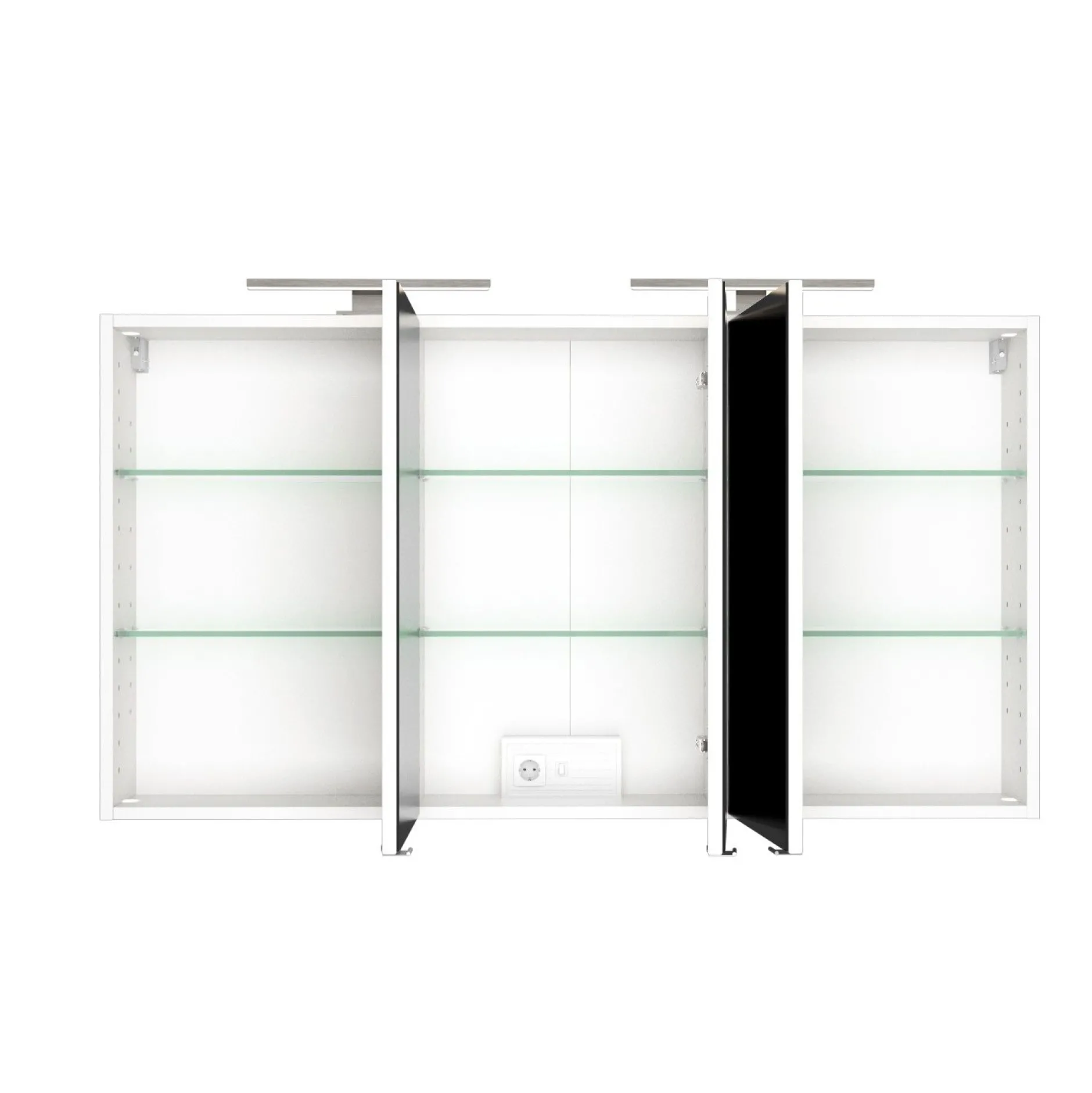 Spiegelschrank Hansen 120cm 3 Türen - weiß