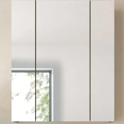Spiegelschrank Ice Xonox - matt schwarz/Nox Eiche - 60x70x18 cm