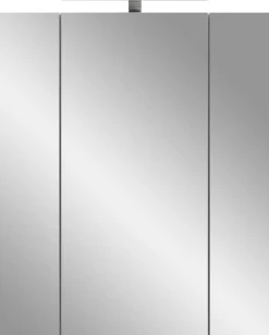 Spiegelschrank Ice Xonox mit LED-Beleuchtung - 60x55x46 cm - Weiß hochglänzend