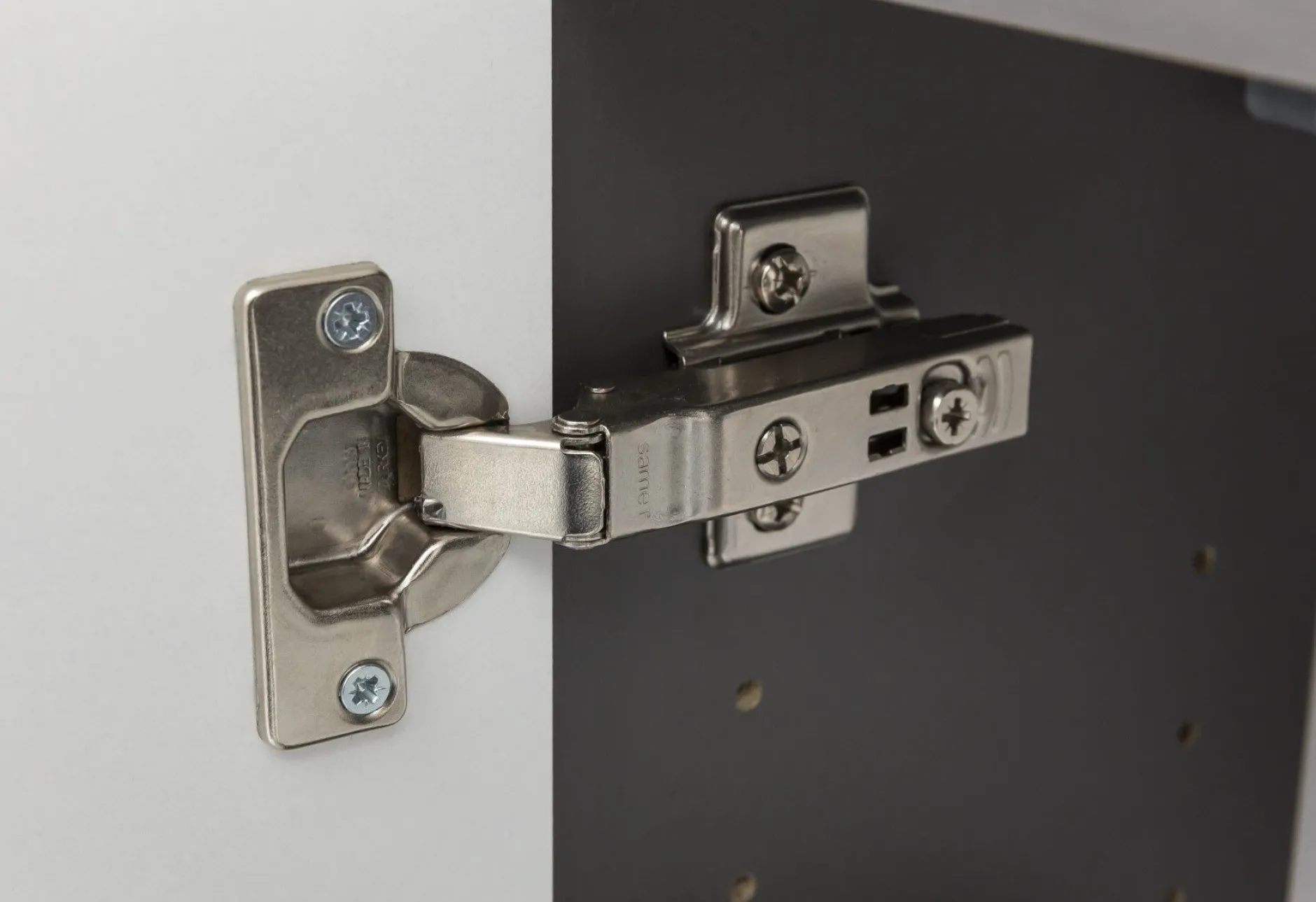 Spiegelschrank Luna 60cm mit 3 Türen und LED-Licht - Eiche
