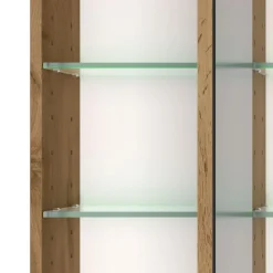 Spiegelschrank Malvo 100cm 3 Türen mit Beleuchtung - Eiche