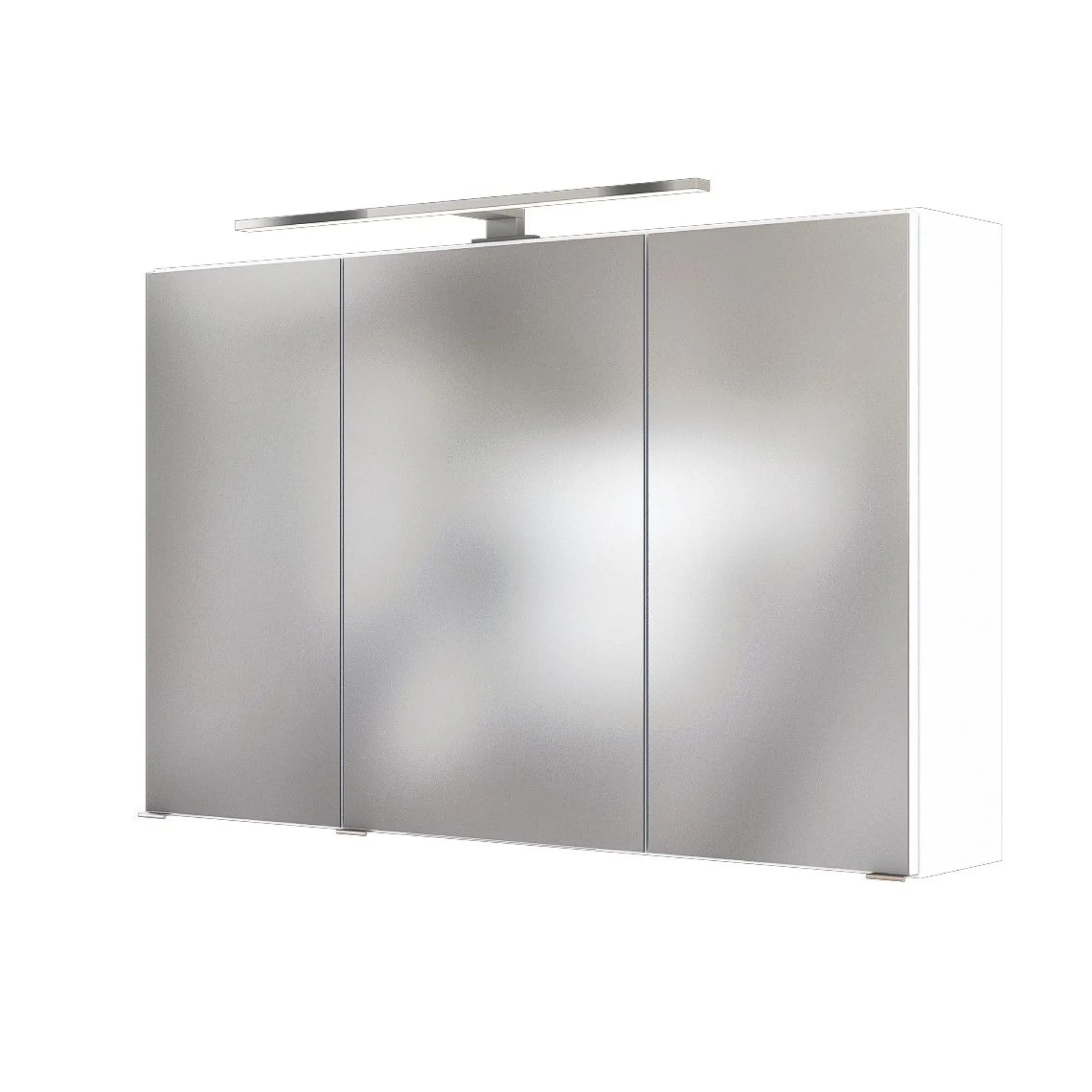 Spiegelschrank Pisca 100cm 3 Türen - weiß