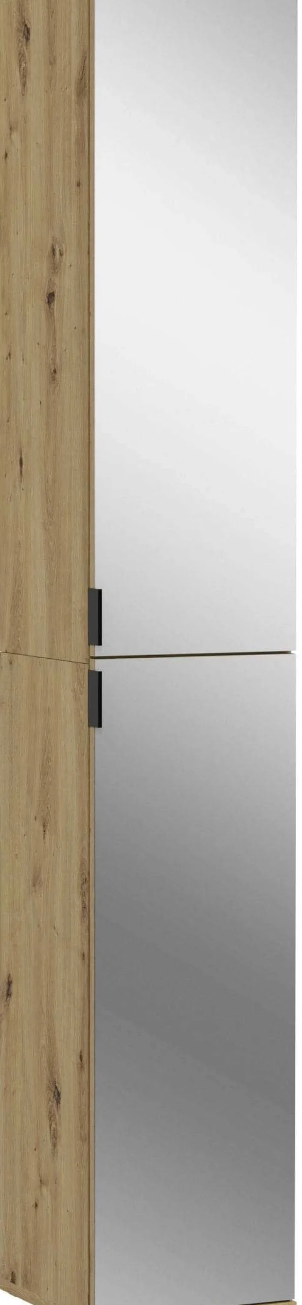 Spiegelschrank Projekt X Emob - Artisan Oak - 30x193x34 cm - Spiegelglas