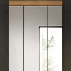 Spiegelschrank Scout Xonox - Salbeigrün & Artisan Eiche - 60x79x18 cm