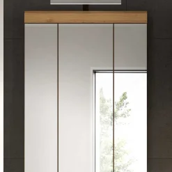 Spiegelschrank Scout Xonox - Sage Grün & Artisan Eiche - 60x79x18 cm
