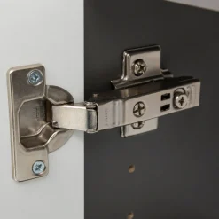 Spiegelschrank Vikas 60cm 3 Türen mit Beleuchtung - anthrazit