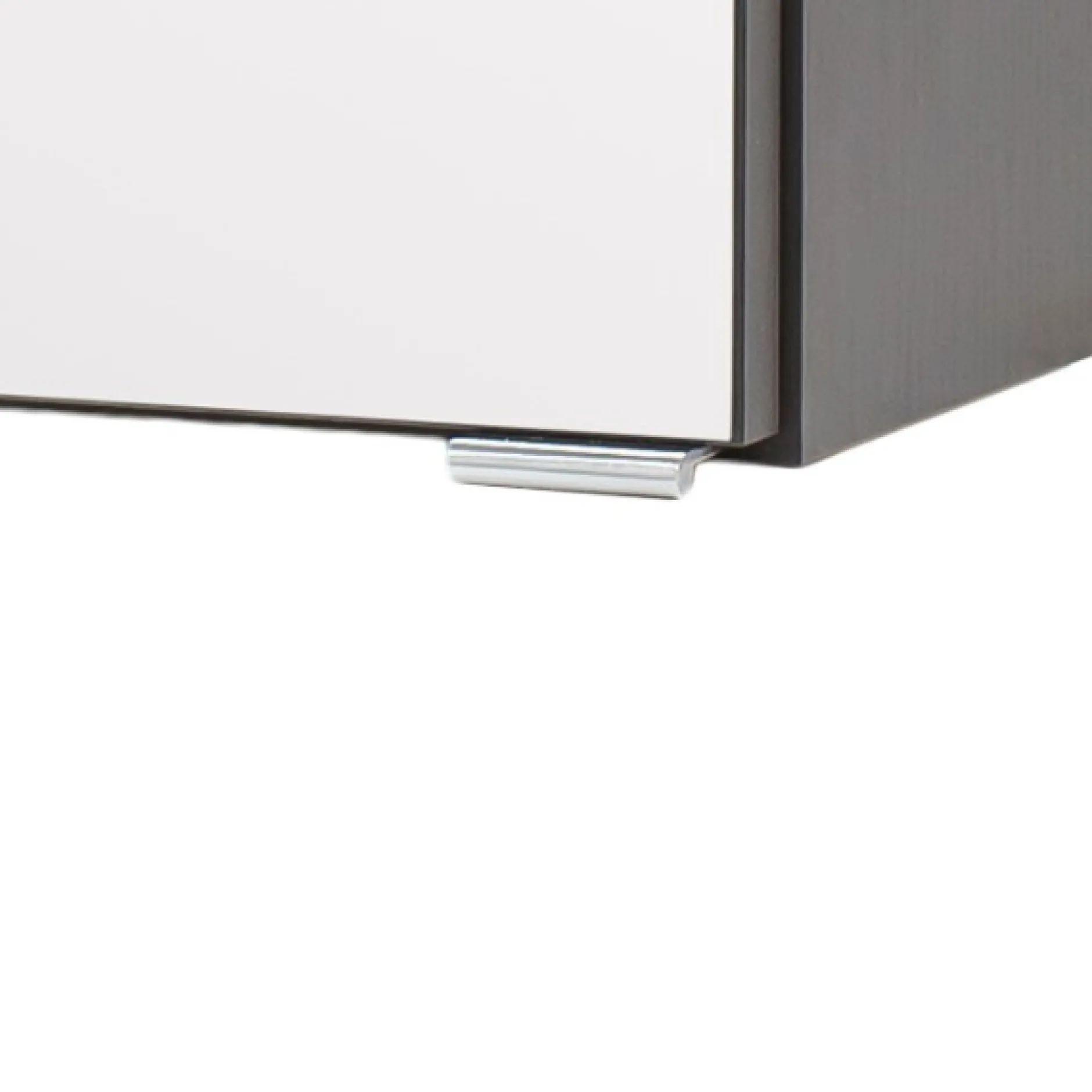 Spiegelschrank Vikas 60cm 3 Türen mit Beleuchtung - anthrazit