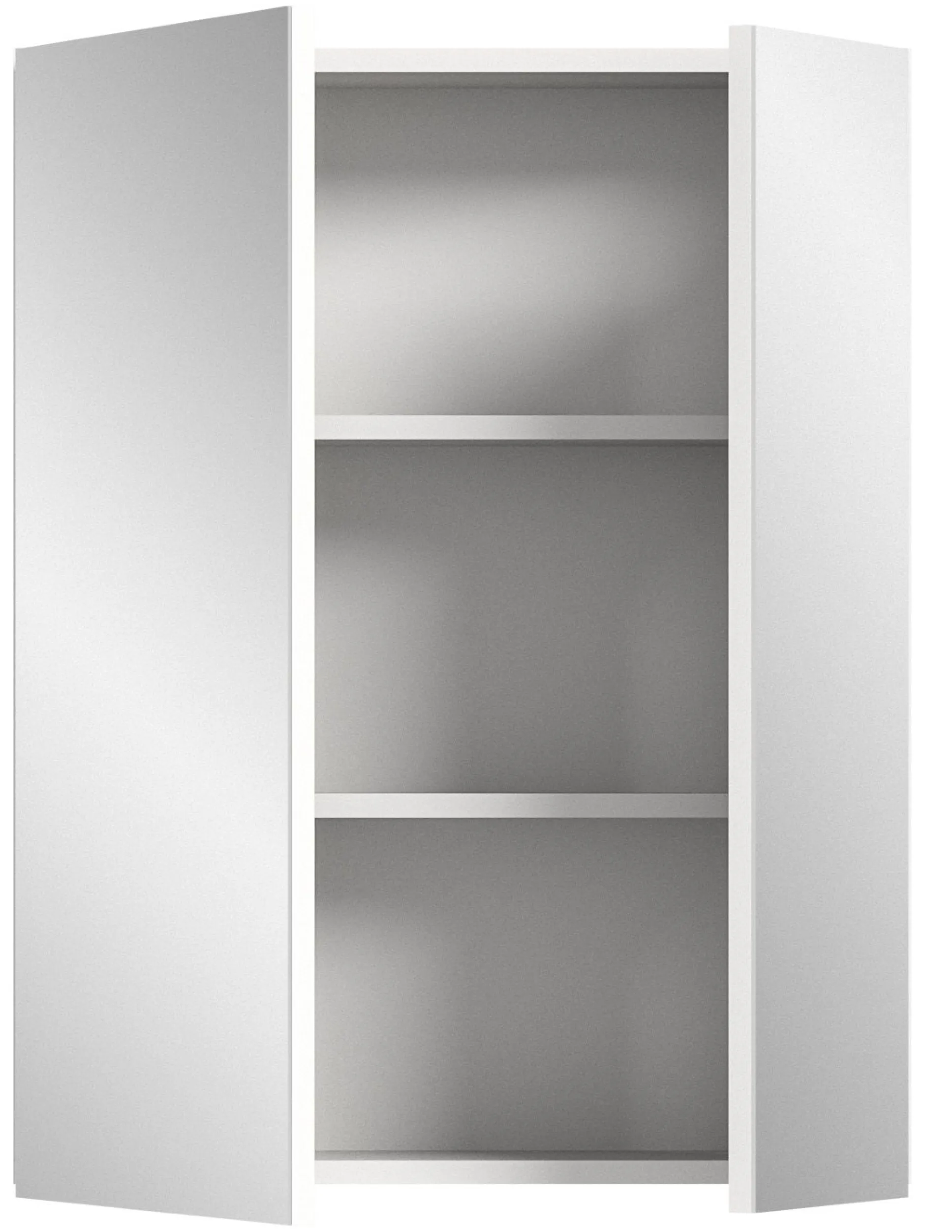 Spiegelschrank Vira Xonox - Melamin Weiß - 60x77x18 cm