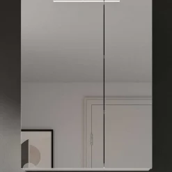 Spiegelschrank Vira Xonox - Melamin Weiß - 60x77x18 cm