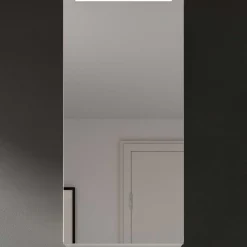 Spiegelschrank Vira Xonox - Weiß Melamin - 38x77x18 cm