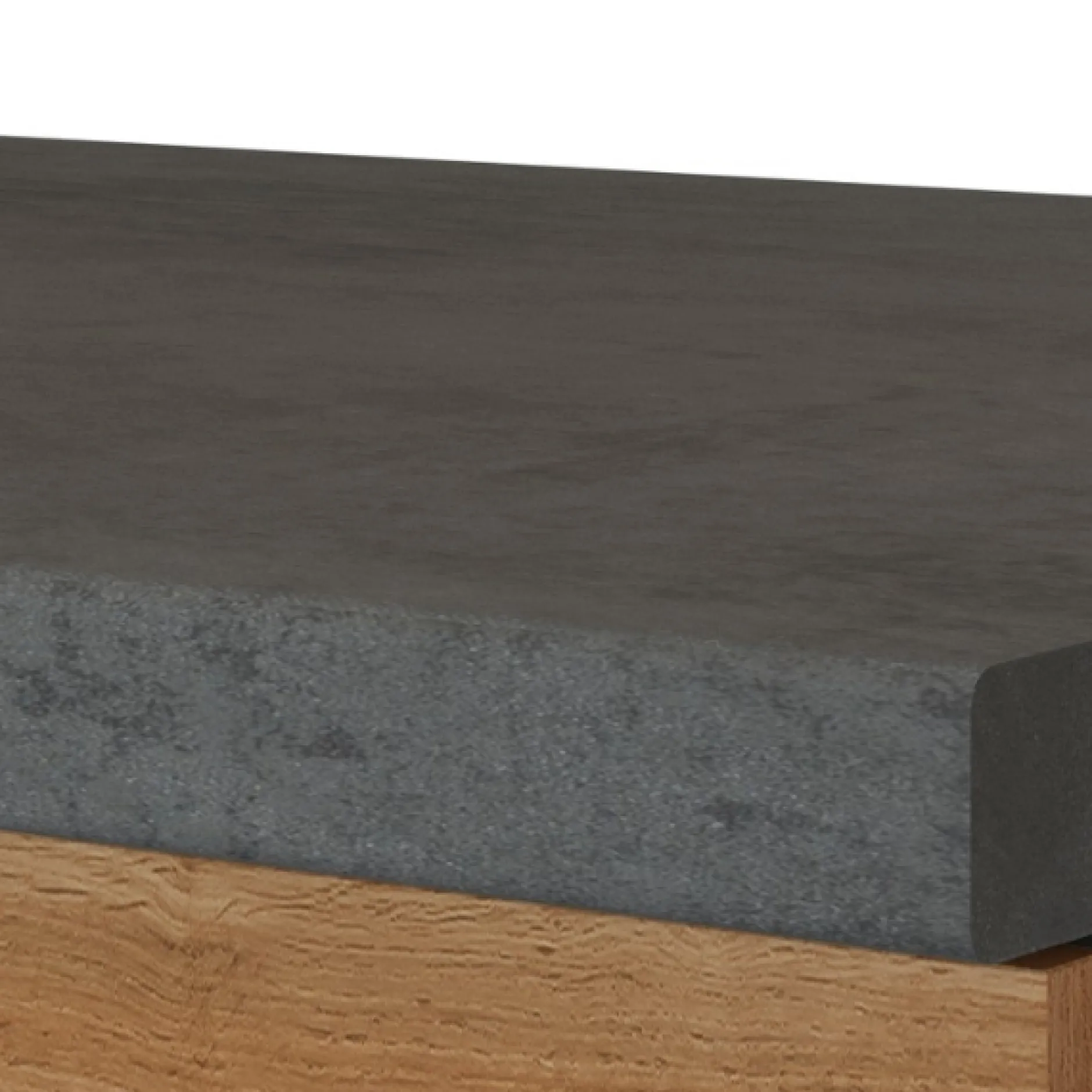 Spüle Sorrella 110cm für Geschirrspüler 1 Tür - Eiche/Graphit