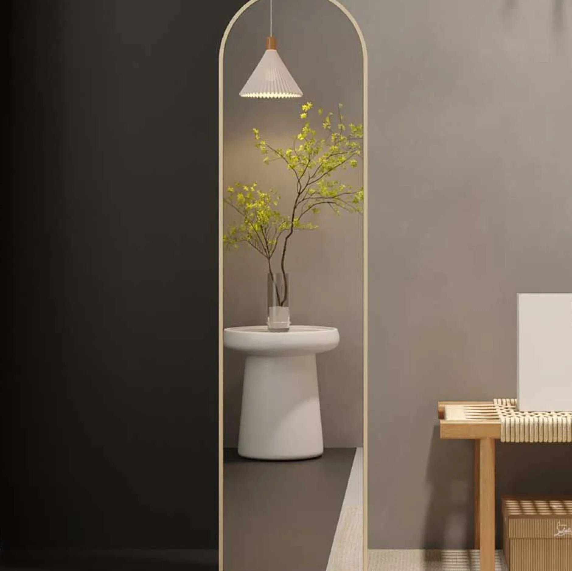 Standspiegel Rosalie | 40 x 160 cm | Old Oak Design