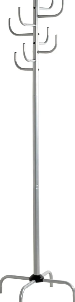 Stehende Garderobe | Ø37 x 180 cm | Farbe Silber